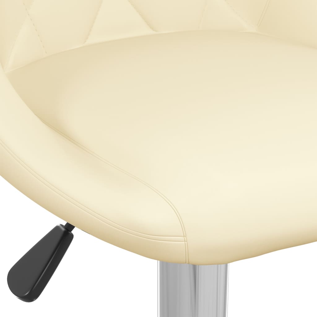 Sgabelli da Bar 2 pz Crema in Similpelle - homemem39