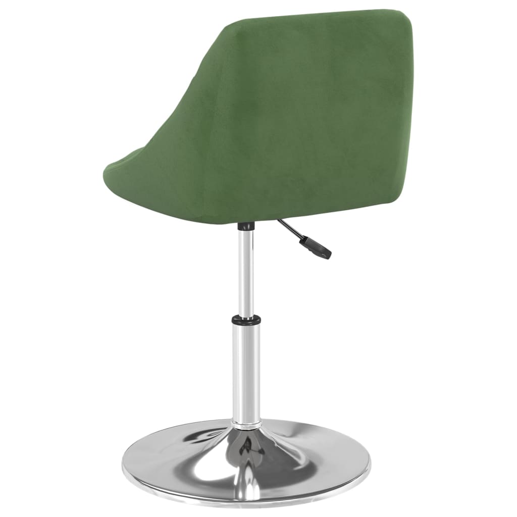 Sedie da Pranzo Girevoli 2 pz Verde Scuro in Velluto | homemem39