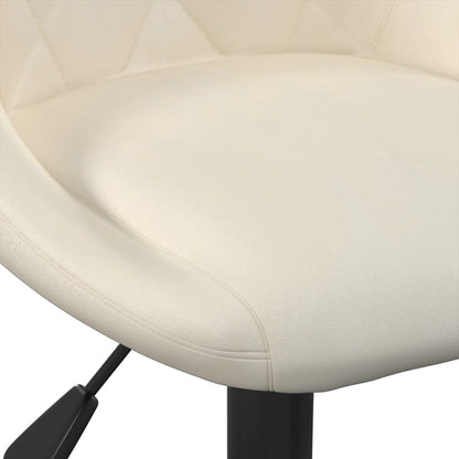 Sedie da Bar 2 pz Crema in Velluto - homemem39