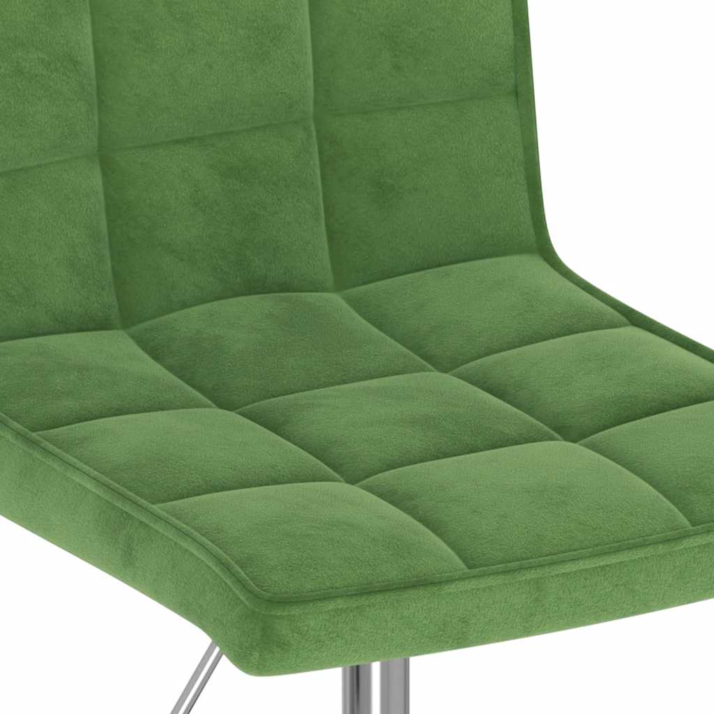 Sedie da Pranzo Girevoli 2 pz Verde Scuro in Velluto | homemem39