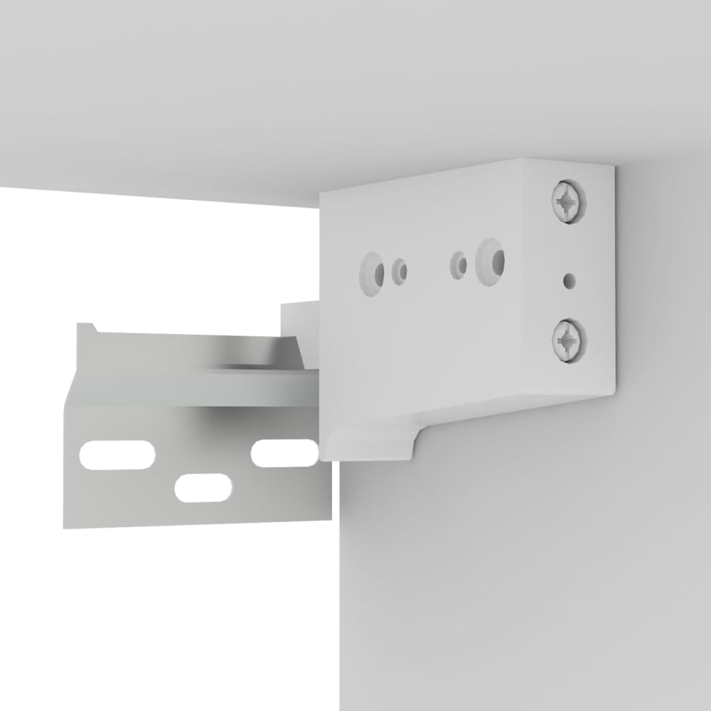 Mobile Porta TV Sospeso Bianco 100x30x26,5 cm Legno Multistrato - homemem39