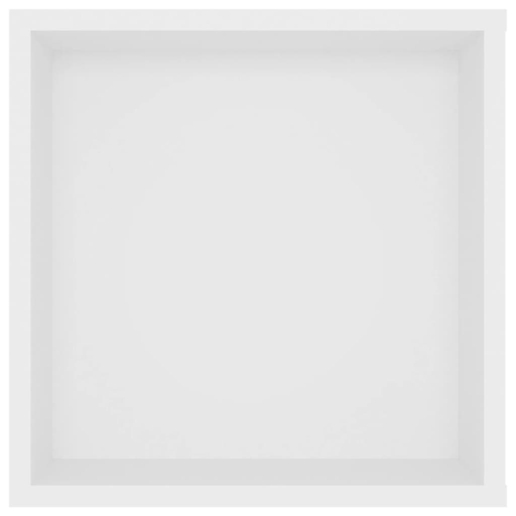 Armadietto TV da Parete Bianco 102x35x35cm in Legno Multistrato - homemem39