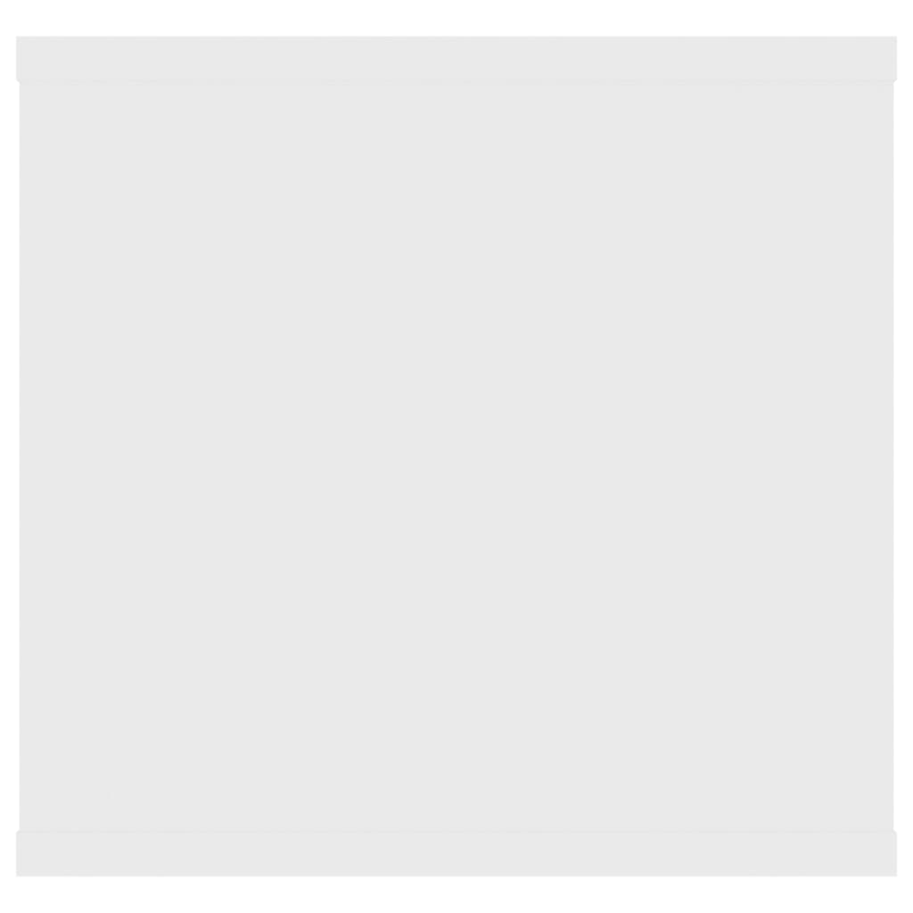 Scaffale a Parete Bianco 102x30x29 cm in Legno Multistrato | homemem39
