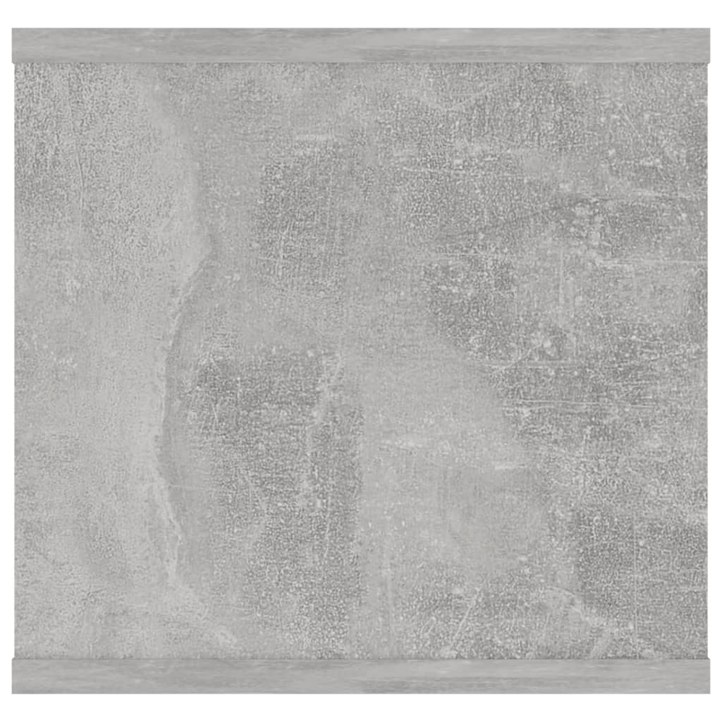 Scaffale a Parete Grigio Cemento 102x30x29 cm Legno Multistrato | homemem39