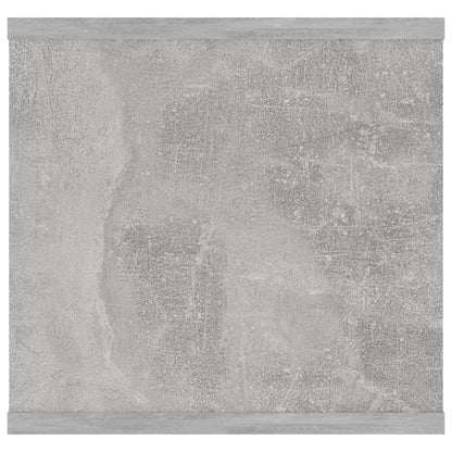 Scaffale a Parete Grigio Cemento 102x30x29 cm Legno Multistrato | homemem39