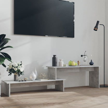 Mobile Porta TV Grigio Cemento 180x30x43cm in Legno Multistrato - homemem39