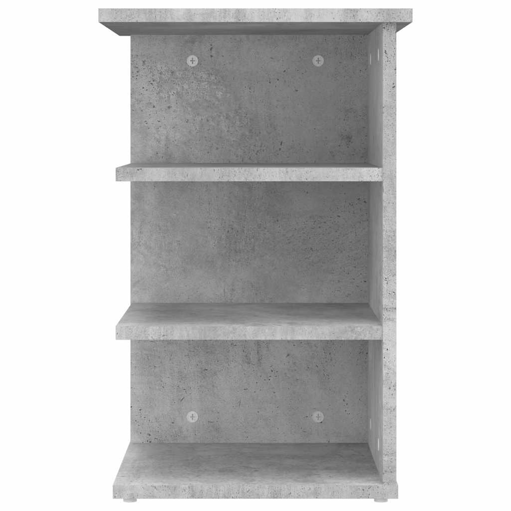Credenza Grigio Cemento 35x35x55 cm in Legno Multistrato - homemem39