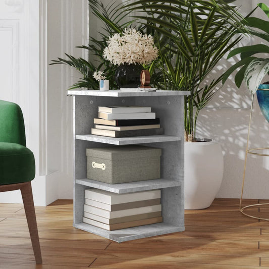 Credenza Grigio Cemento 35x35x55 cm in Legno Multistrato - homemem39