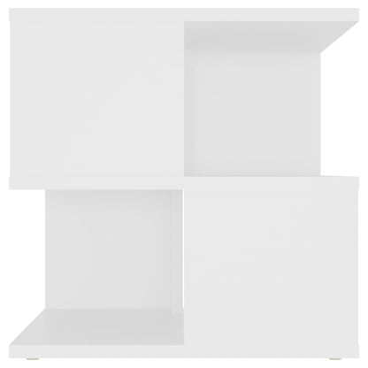 Tavolino Bianco 40x40x40 cm in Legno Multistrato - homemem39