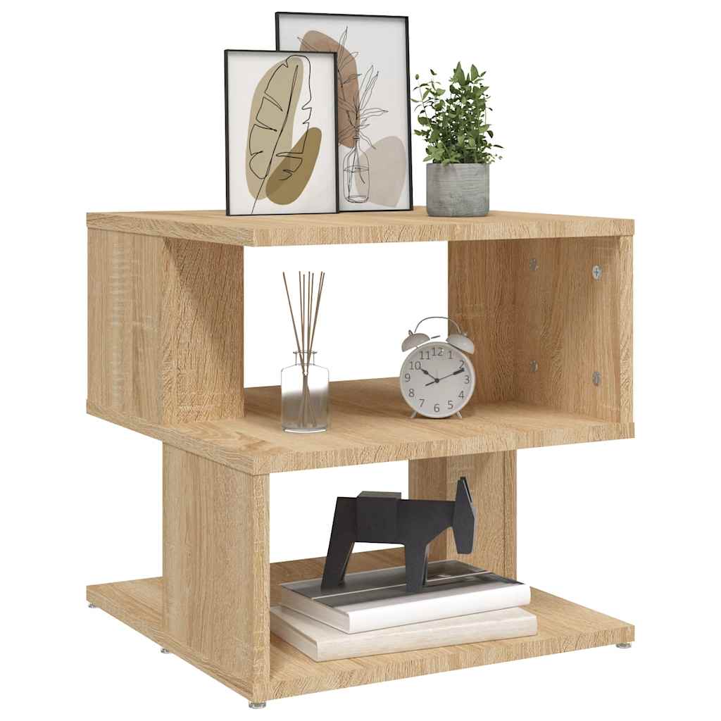 Tavolino Rovere Sonoma 40x40x40 cm in Legno Multistrato | homemem39