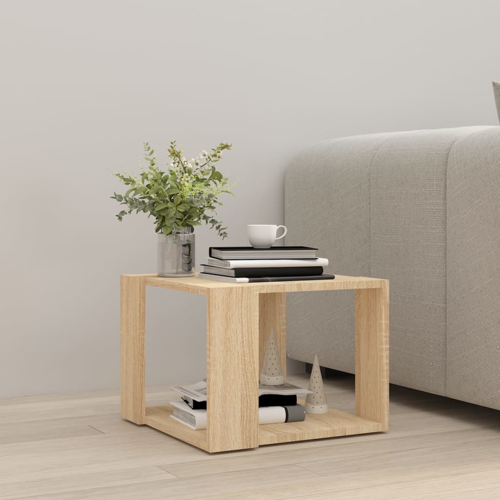 Tavolino da Salotto Rovere Sonoma 40x40x43 cm Legno Multistrato | homemem39