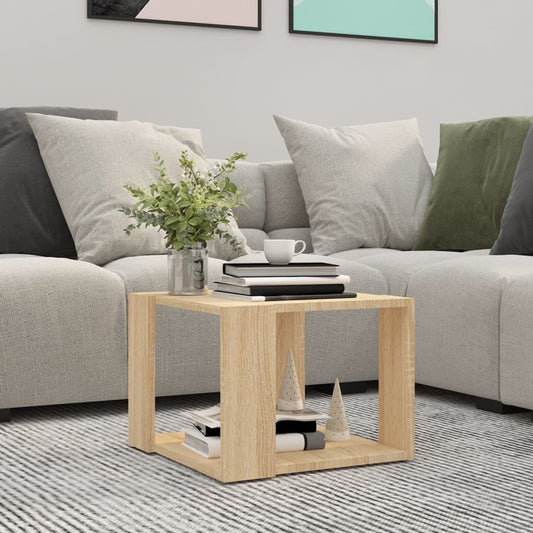 Tavolino da Salotto Rovere Sonoma 40x40x43 cm Legno Multistrato | homemem39