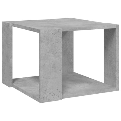 Tavolino da Salotto Grigio Cemento 40x40x30cm Legno Multistrato | homemem39