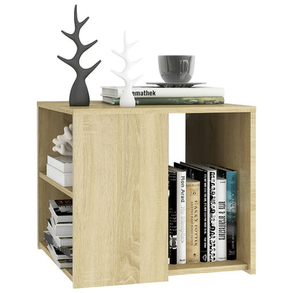 Tavolino Rovere Sonoma 50x50x45 cm in Legno Multistrato - homemem39