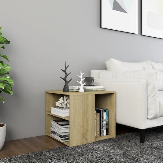 Tavolino Rovere Sonoma 50x50x45 cm in Legno Multistrato - homemem39