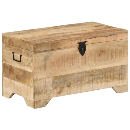 Cassapanca in Legno Massello di Mango Ruvido
