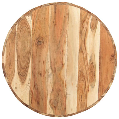 Tavolino da Salotto Ø65x31 cm in Legno Massello di Acacia | homemem39