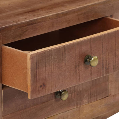 Mobile Porta TV 110x30x40 cm in Legno di Mango Grezzo - homemem39