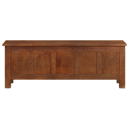 Scatola Portaoggetti 110x30x40 cm in Legno Massello di Mango - homemem39