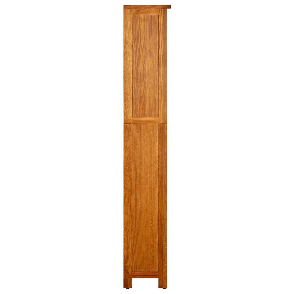 Libreria a 5 Ripiani 45x22x140 cm in Legno Massello di Rovere | homemem39