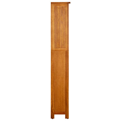Libreria a 5 Ripiani 45x22x140 cm in Legno Massello di Rovere | homemem39