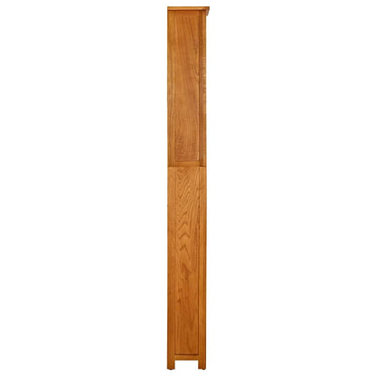 Libreria a 7 Ripiani 60x22x200 cm in Legno Massello di Rovere | homemem39