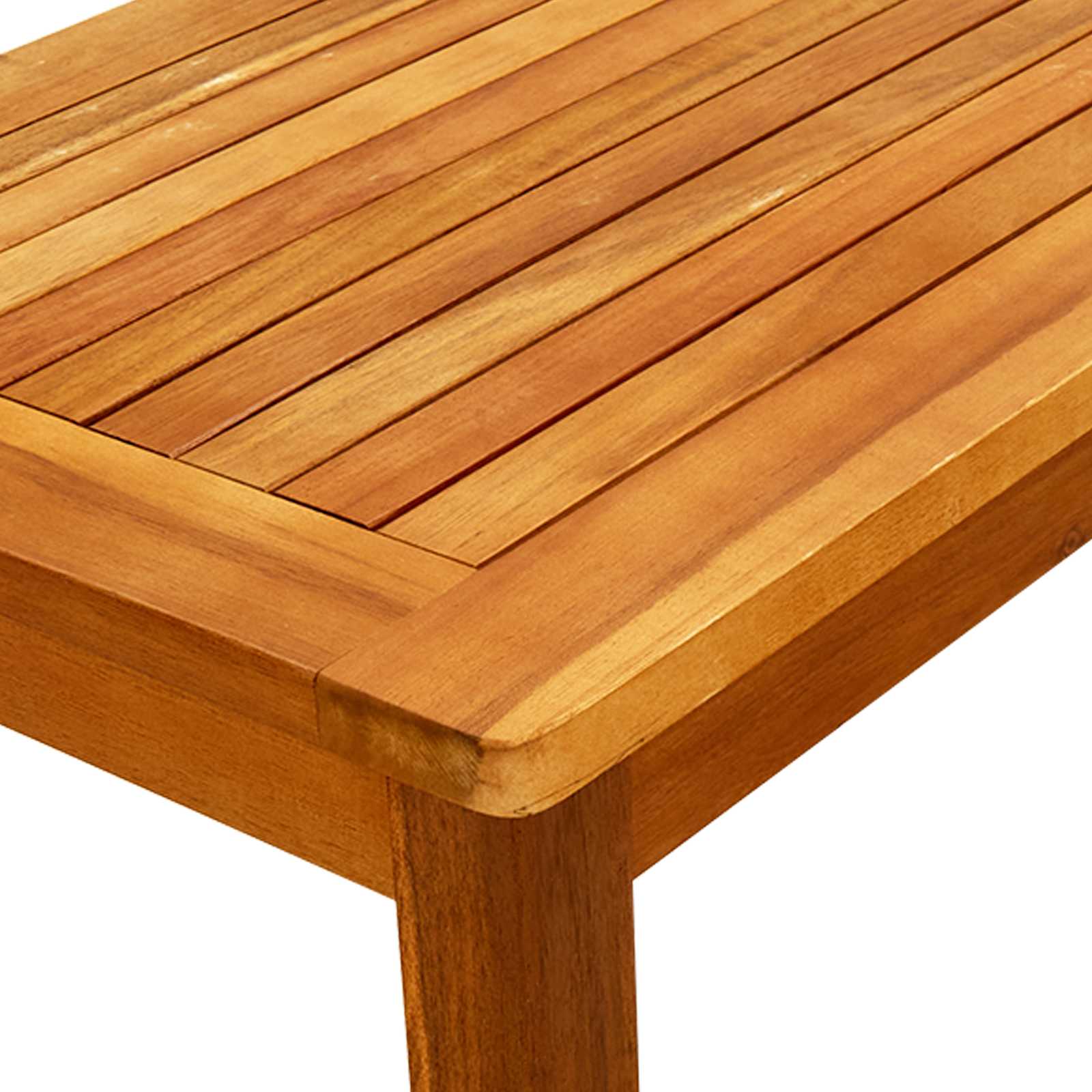 Tavolino da Giardino 70x40x36 cm in Legno Massello di Acacia | homemem39