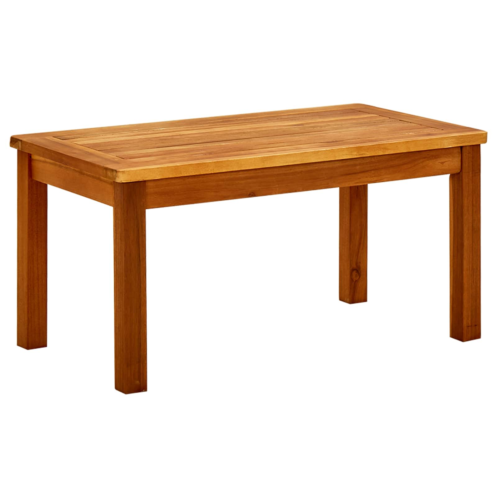 Tavolino da Giardino 70x40x36 cm in Legno Massello di Acacia | homemem39