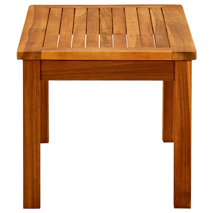 Tavolino da Giardino 70x40x36 cm in Legno Massello di Acacia | homemem39