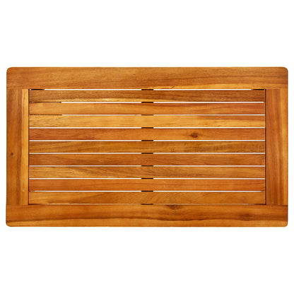 Tavolino da Giardino 70x40x36 cm in Legno Massello di Acacia | homemem39