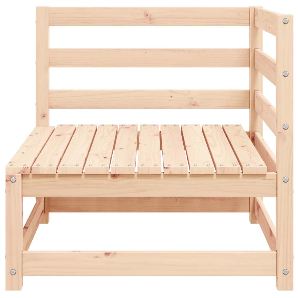Divani ad Angolo da Giardino 2 pz con Cuscini in Legno di Pino