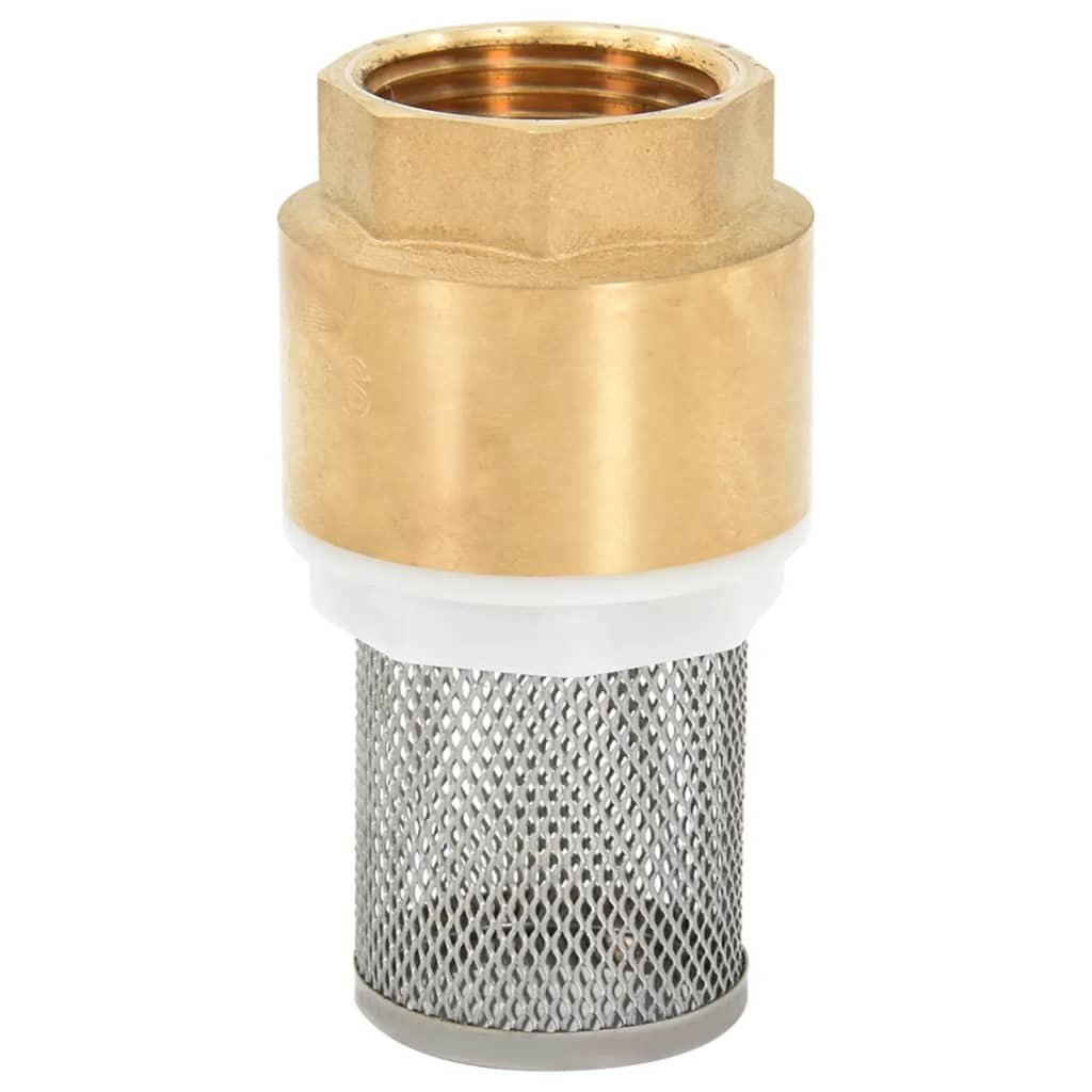 Tubo di Aspirazione con Raccordi in Ottone Verde 1,1" 15 m PVC