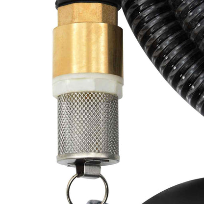Tubo di Aspirazione con Raccordi in Ottone 1,1" 15 m PVC