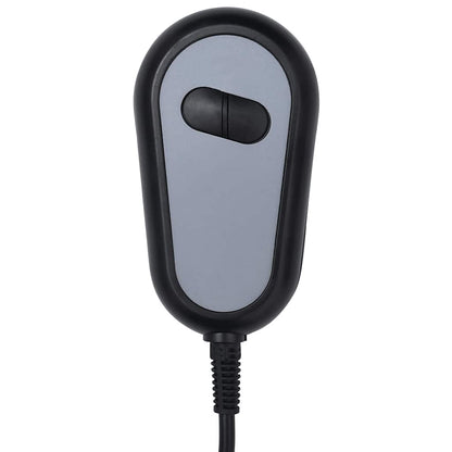 Poltrona Massaggiante Elettrica Grigio Chiaro in Tessuto | homemem39