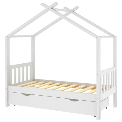 Giroletto per Bambini con Cassetto in Legno di Pino