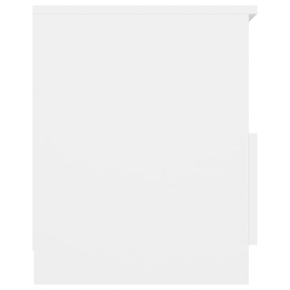 Comodini 2 pz Bianchi 40x40x50 cm in Legno Multistrato - homemem39