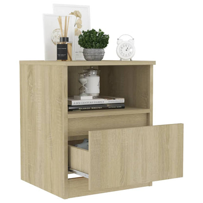 Comodino Rovere Sonoma 40x40x50 cm in Legno Multistrato - homemem39