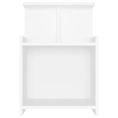 Comodino Bianco 40x35x60 cm in Legno Multistrato - homemem39