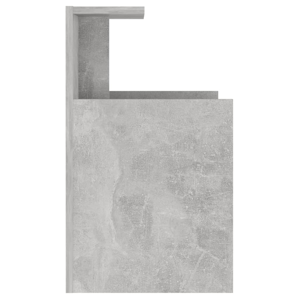 Comodini 2pz Grigio Cemento 40x35x60 cm in Legno Multistrato - homemem39