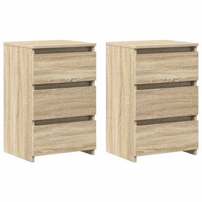 Comodini 2 pz Rovere Sonoma 40x35x62,5 cm in Legno Multistrato - homemem39