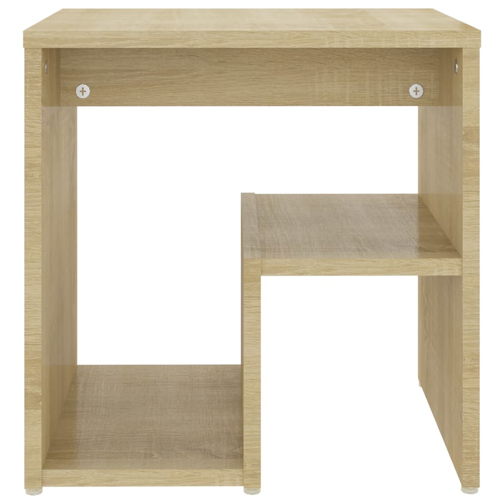 Comodino Rovere Sonoma 40x30x40 cm in Legno Multistrato - homemem39