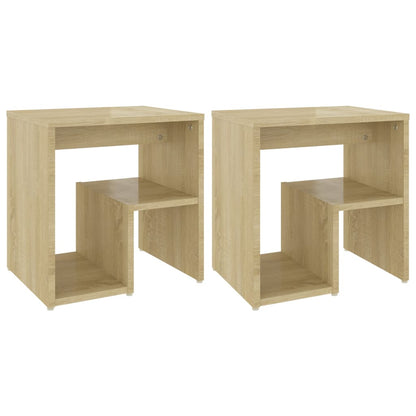 Comodini 2 pz Rovere Sonoma 40x30x40 cm in Legno Multistrato - homemem39