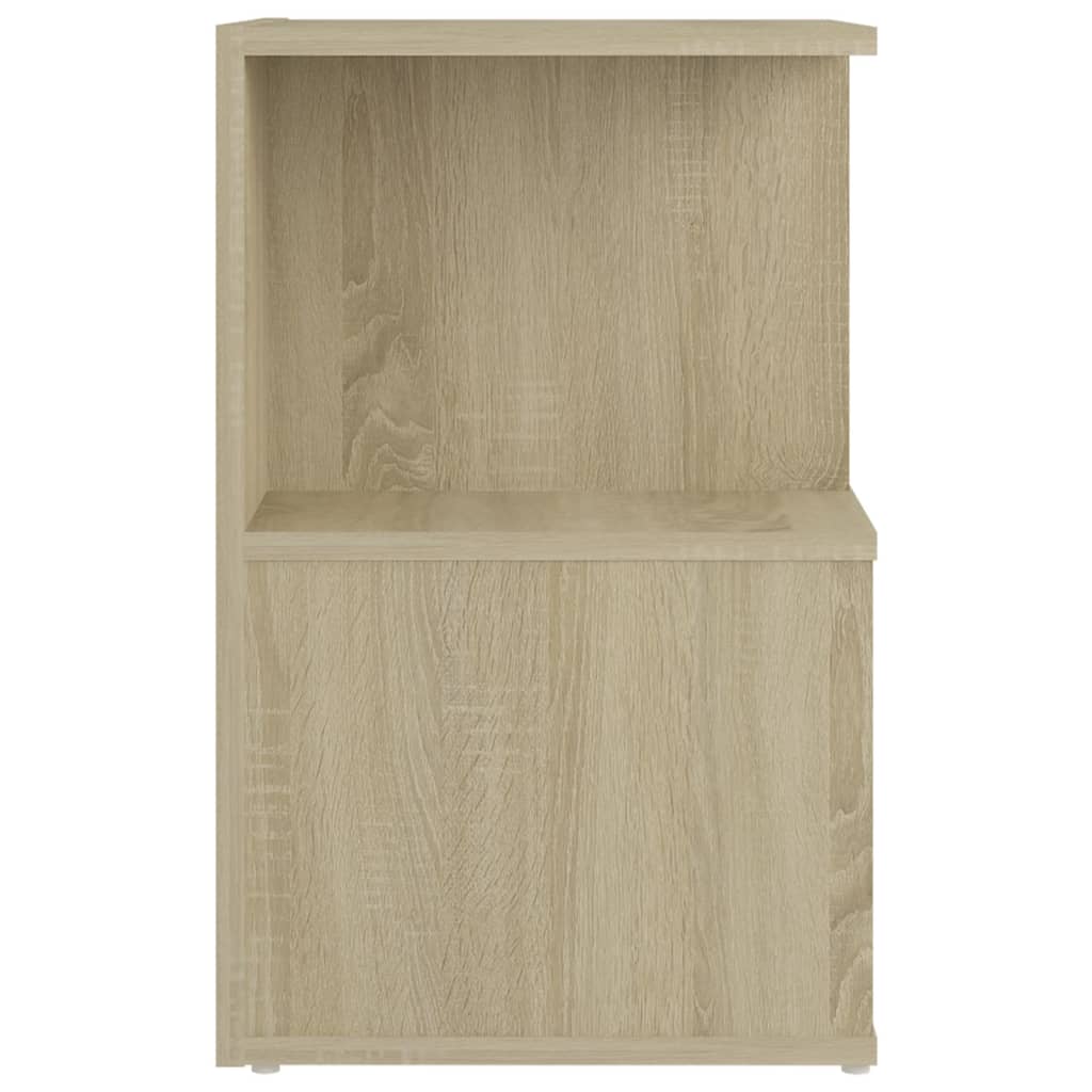Comodini 2pz Rovere Sonoma 35x35x55 cm in Legno Multistrato - homemem39