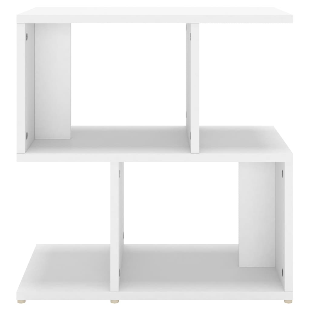 Comodini 2pz Bianchi 50x30x51,5 cm in Legno Multistrato - homemem39