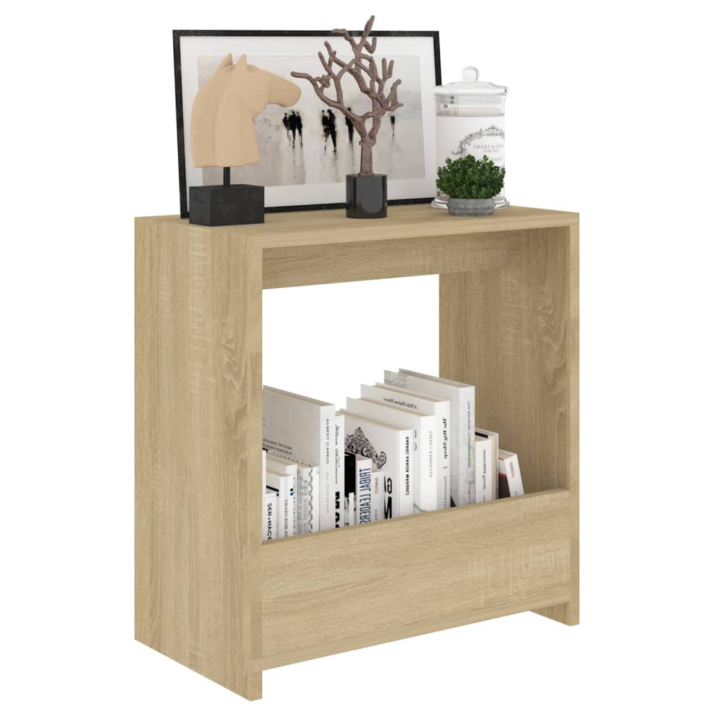 Tavolino Rovere Sonoma 50x26x50 cm in Legno Multistrato - homemem39