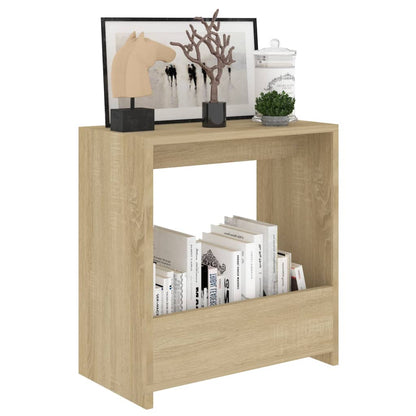 Tavolino Rovere Sonoma 50x26x50 cm in Legno Multistrato - homemem39