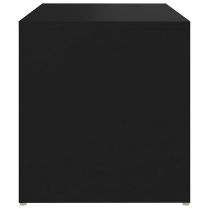Tavolino Nero 59x36x38 cm in Legno Multistrato - homemem39