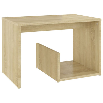 Tavolino Rovere Sonoma 59x36x38 cm in Legno Multistrato - homemem39