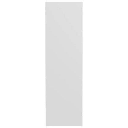 Scarpiere a Muro 4 pz Bianche 60x18x60 cm in Legno Multistrato