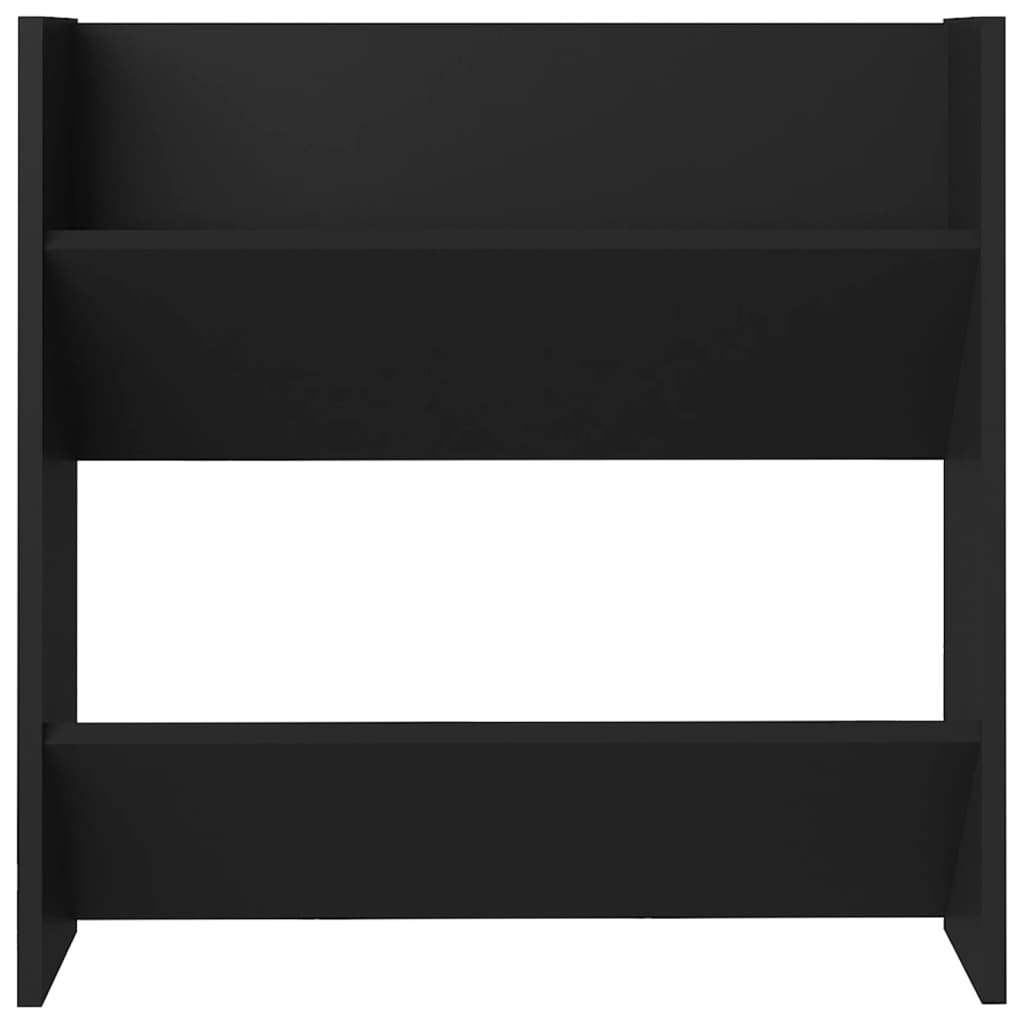 Scarpiere a Muro 4 pz Nere 60x18x60 cm in Legno Multistrato - homemem39